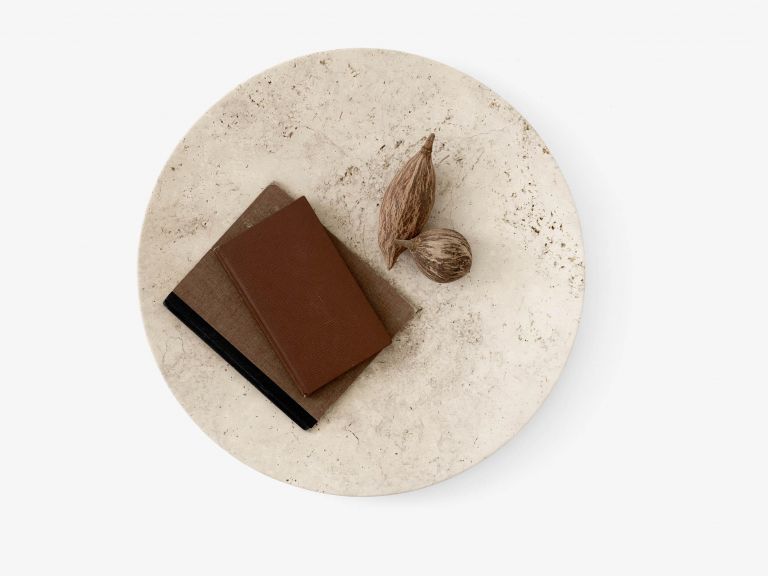&tradition Collect SC55 dienblad Unfilled Travertine Ø50