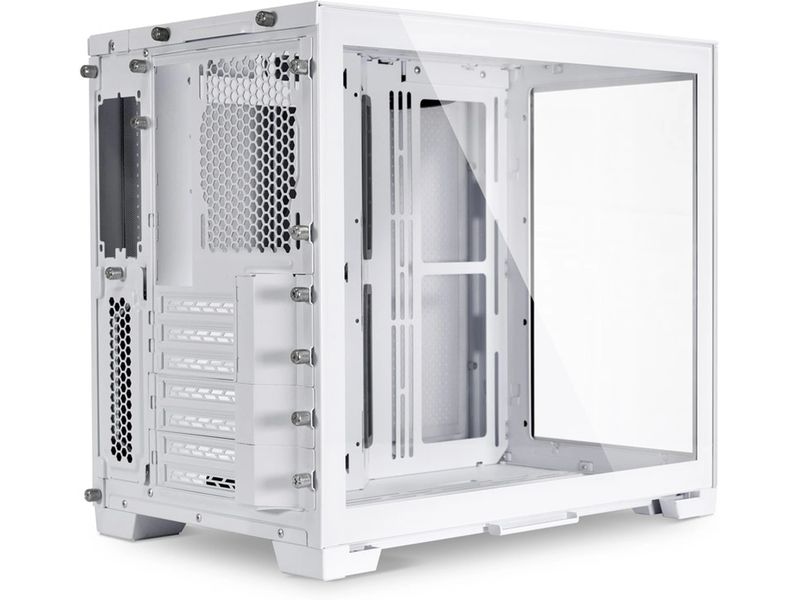 Lian Li PC-Gehäuse O11 Dynamic Mini Snow Edition Komplett modularer Midi-Tower mit Sichtfenster