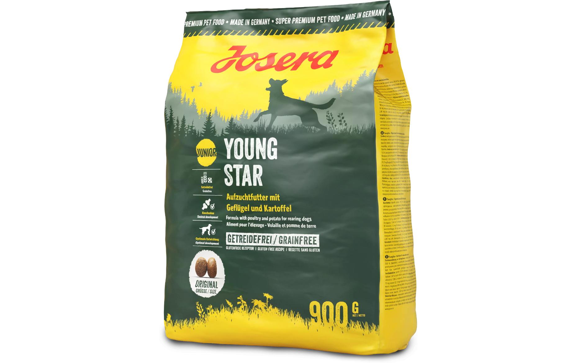 Trockenfutter YoungStar 900 gAlleinfuttermittel für heranwachsende Hunde