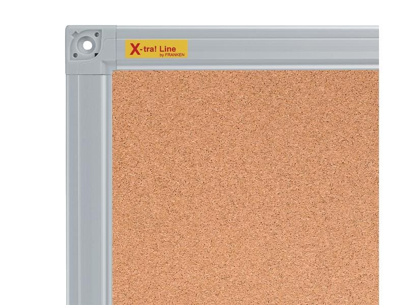 Franken Pinnwand X-tra!Line 90 cm x 120 cm, Braun Praktische Korktafel