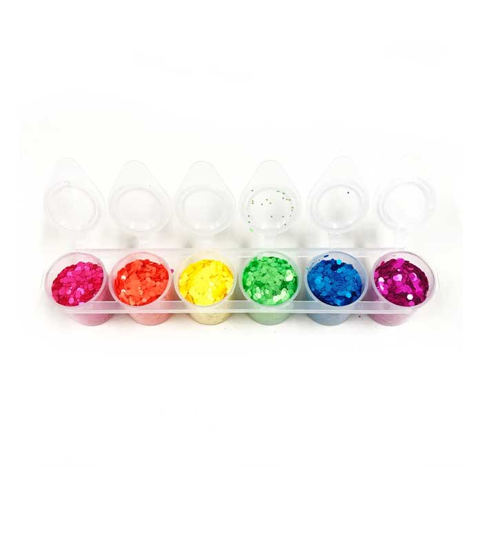 Superstar - Glitter para rosto e corpo Chunky Mix - Fluorescent