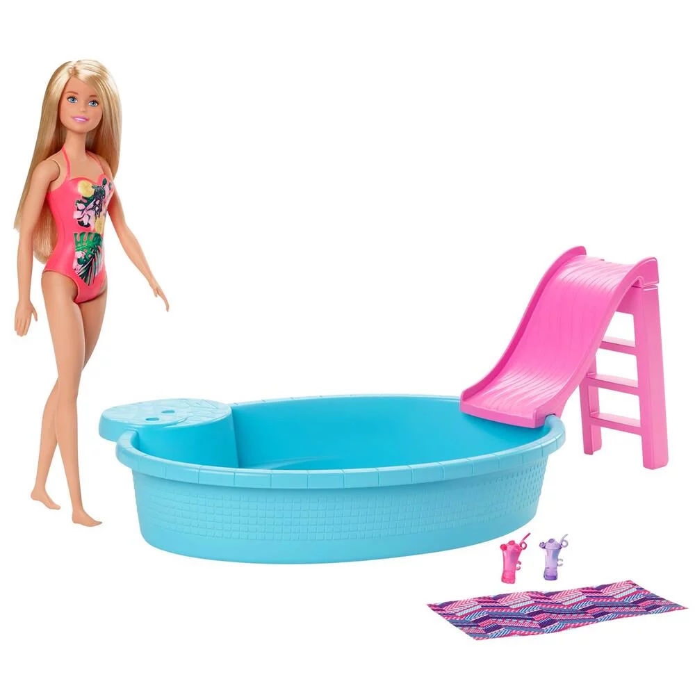 BARBIE ET SA PISCINE -POUPEE