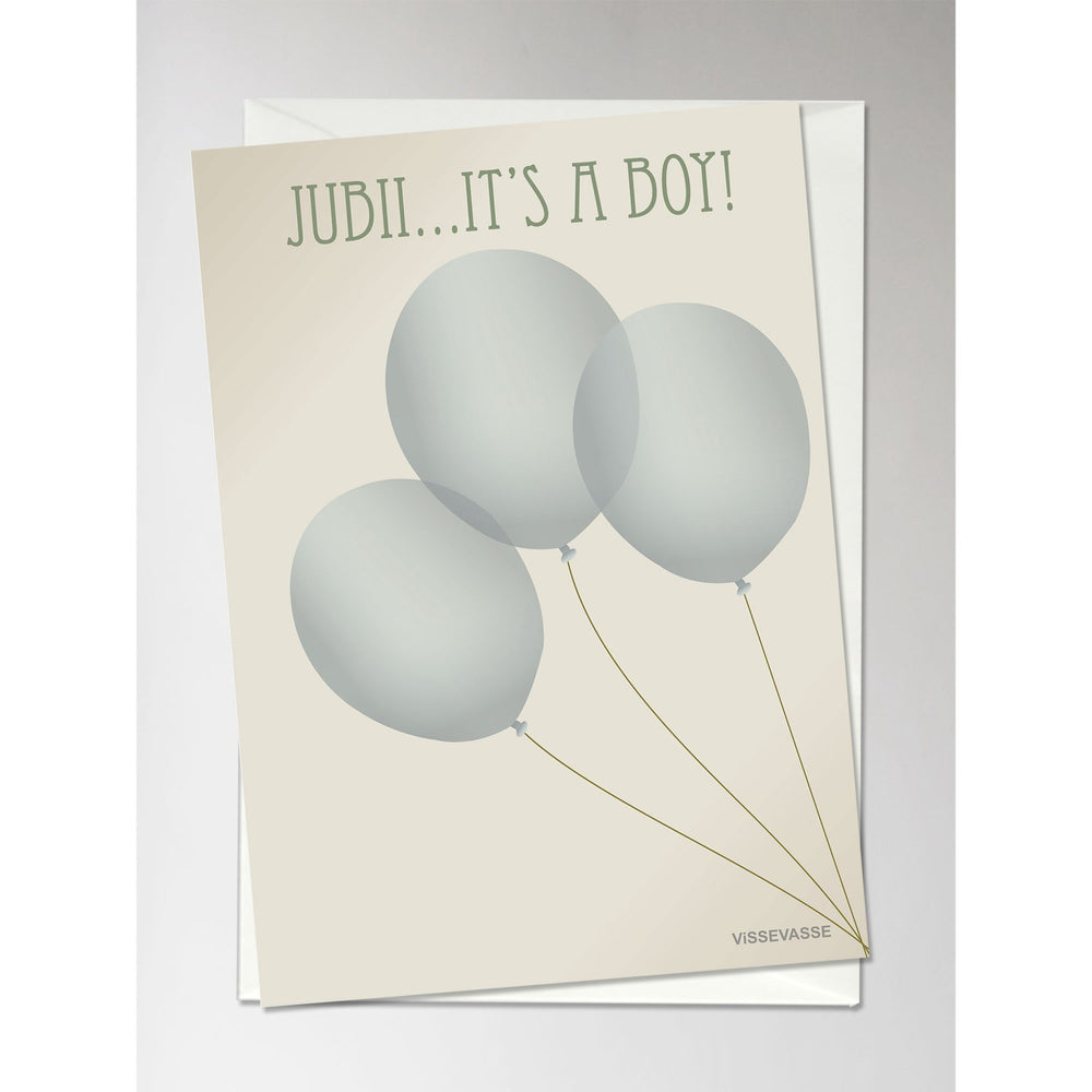 Køb ViSSEVASSE JUBII IT'S A BOY - Kort