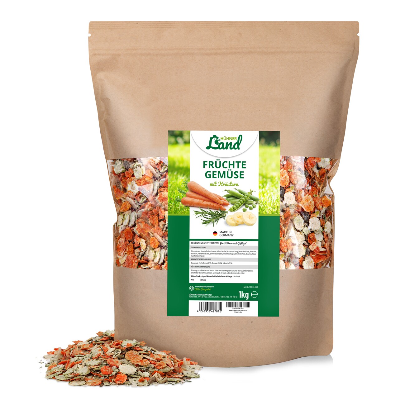 HÜHNER Land Früchte Gemüse mit Kräutern 1kg