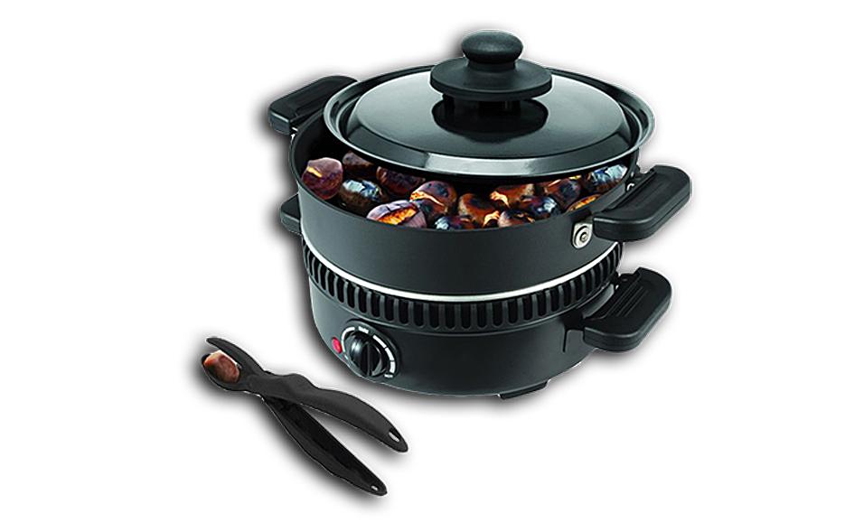 Marroni-Ofen MR25Multiröster für Marroni, Omeletten, Fleisch, Fisch und Gemüse