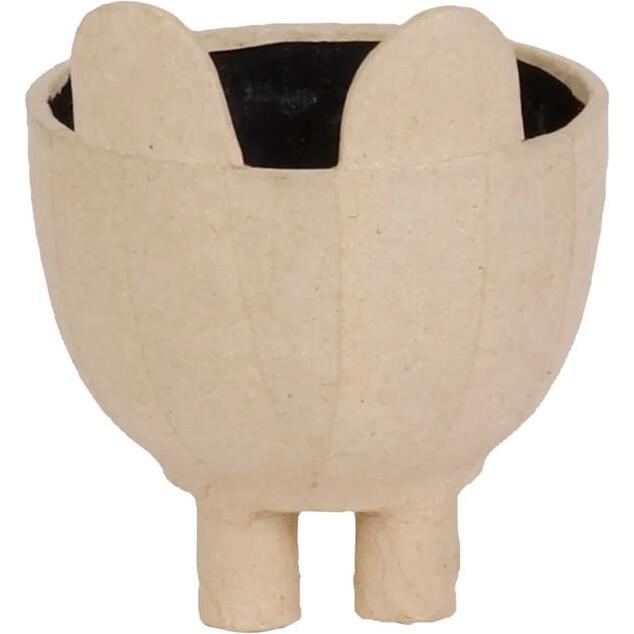 Cache pot chat 9x9x10,5cm - Kraft