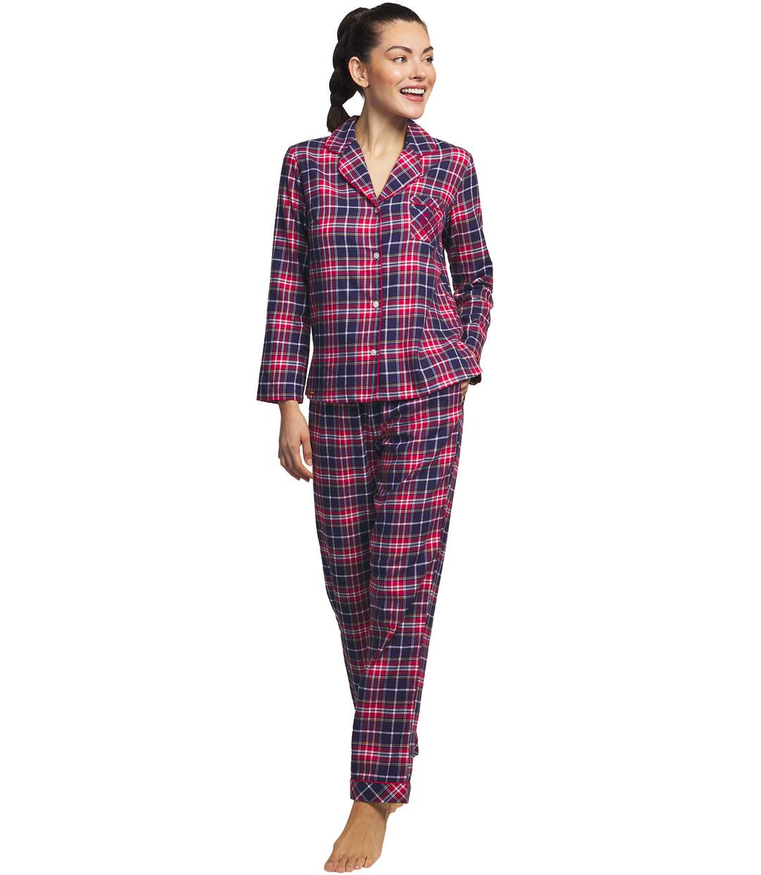 Pyjama pantalon chemise manches longues Big Family Selmark