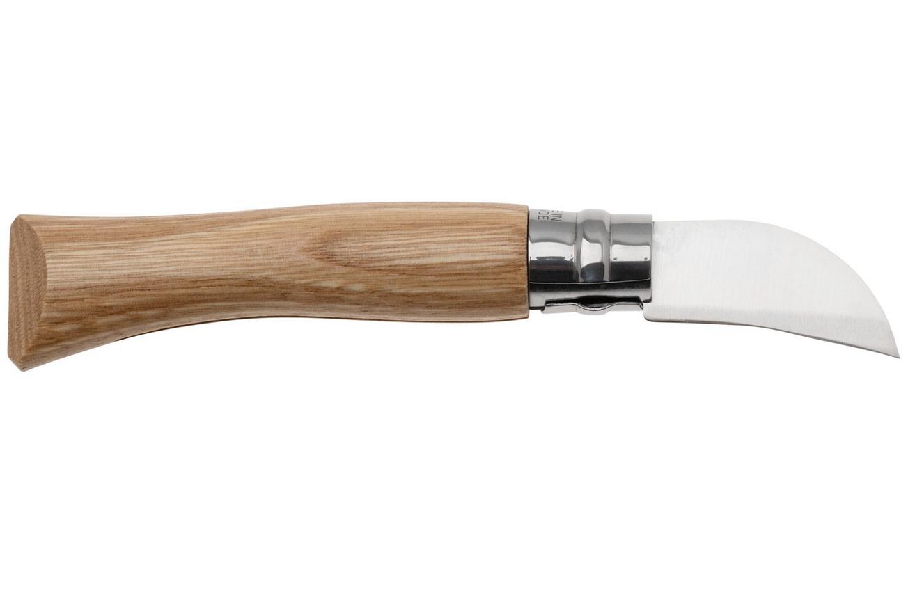 Opinel No. 07 002360 Chestnut Wood, kastanje, knoflook en ontpitten zakmes