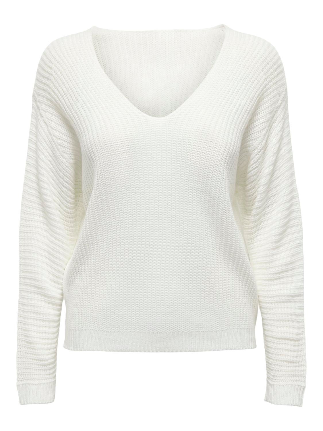 JDYJUSTY Strickpullover Cloud Dancer