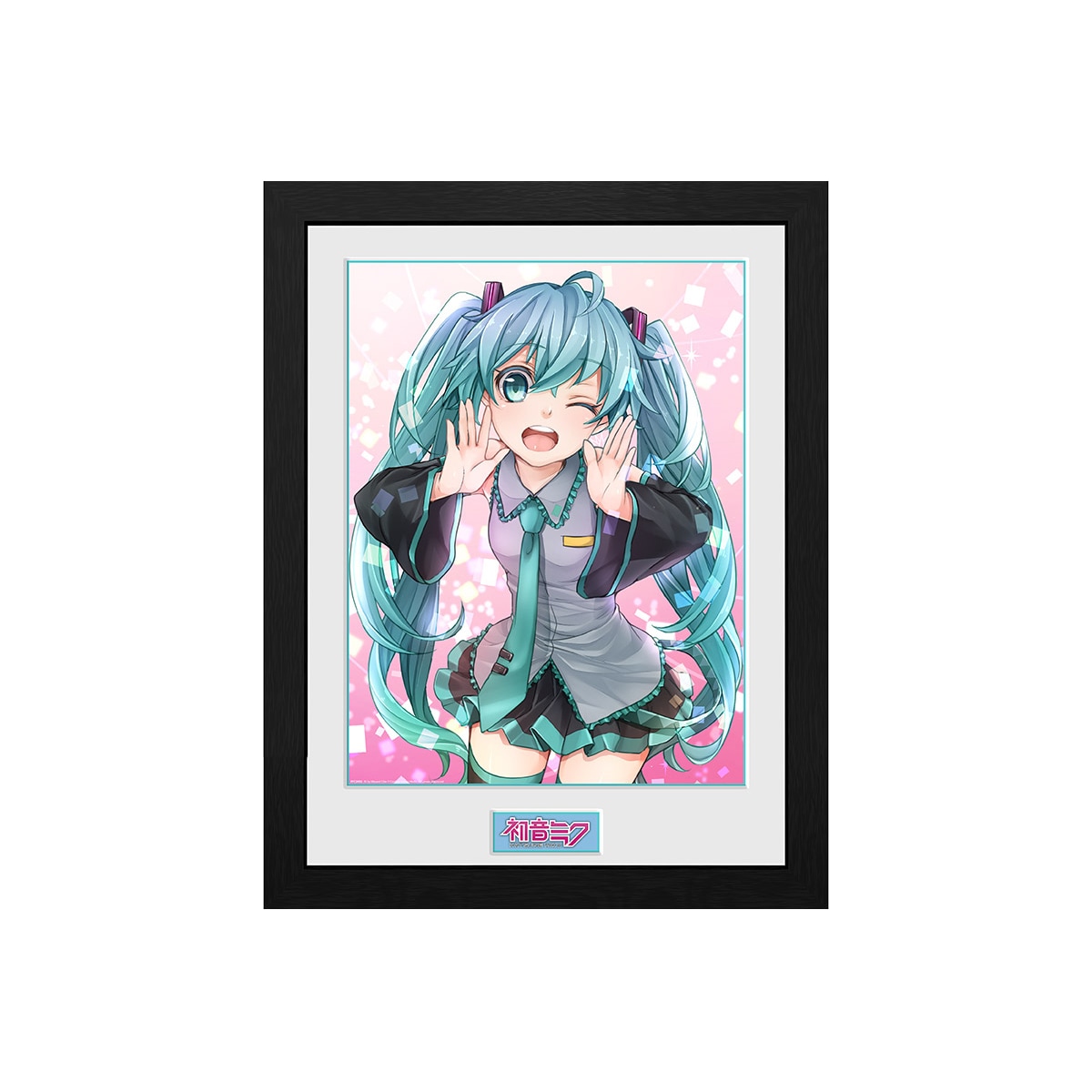 GB eye Hatsune Miku innrammet plakat