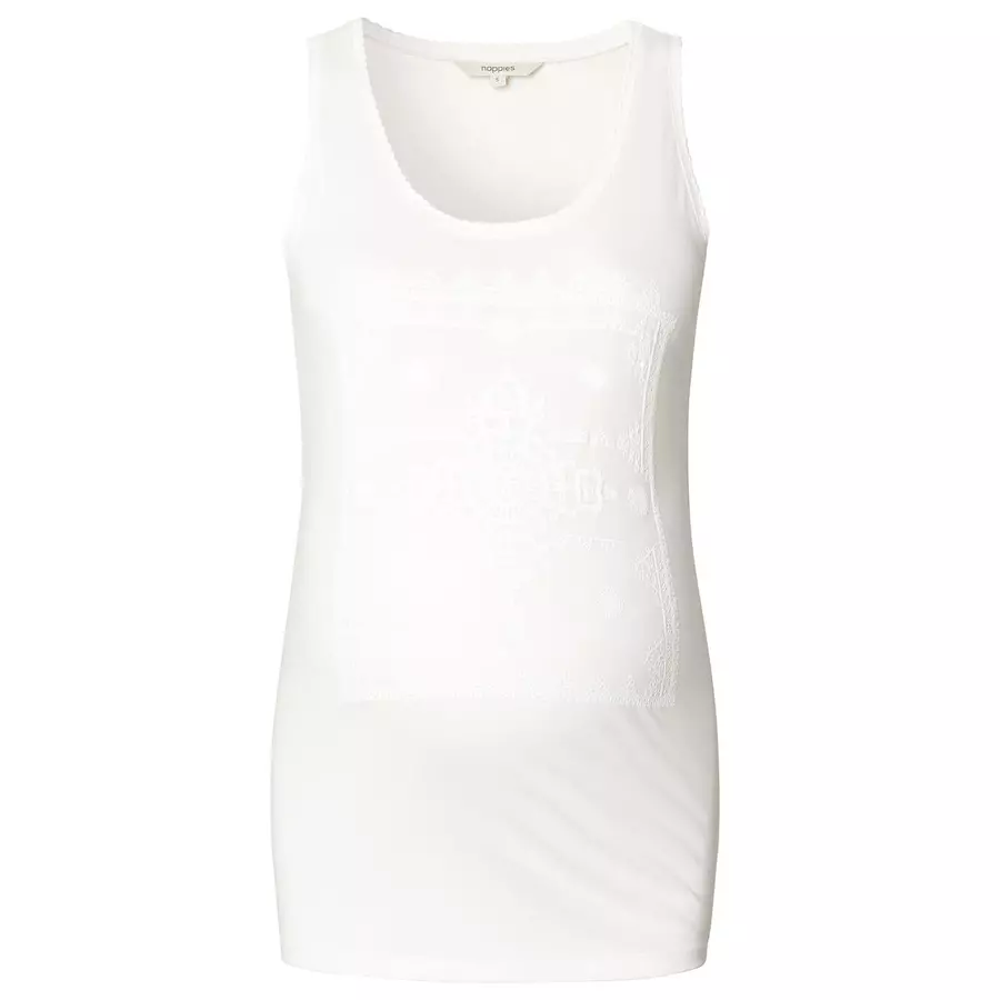 noppies Umstandstanktop off white