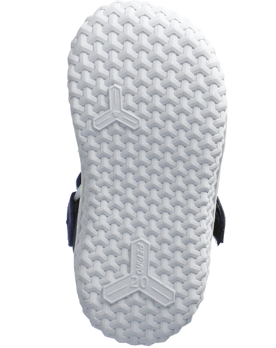 Barfußschuhe JERRY in ozean/neongelb