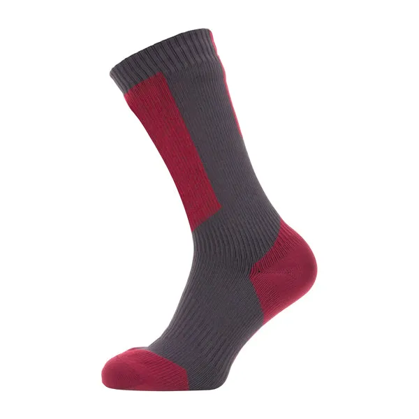 Sealskinz -  Sealskinz Socken Runton grau rot weiß