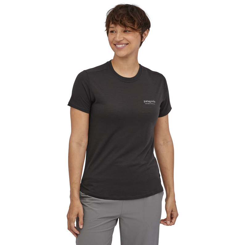 Patagonia Damen Cap Cool Merino Graphic T-Shirt