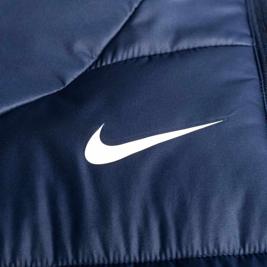 Nike Manteau d'Hiver Therma-FIT Academy Pro - Bleu Foncé/Blanc Enfant