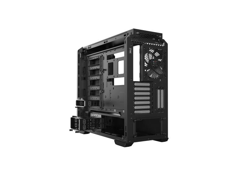 be quiet! PC-Gehäuse Silent Base 601 Schwarz Fenster Geräuschunterdrückendes Gehäuse mit Seitenfenster