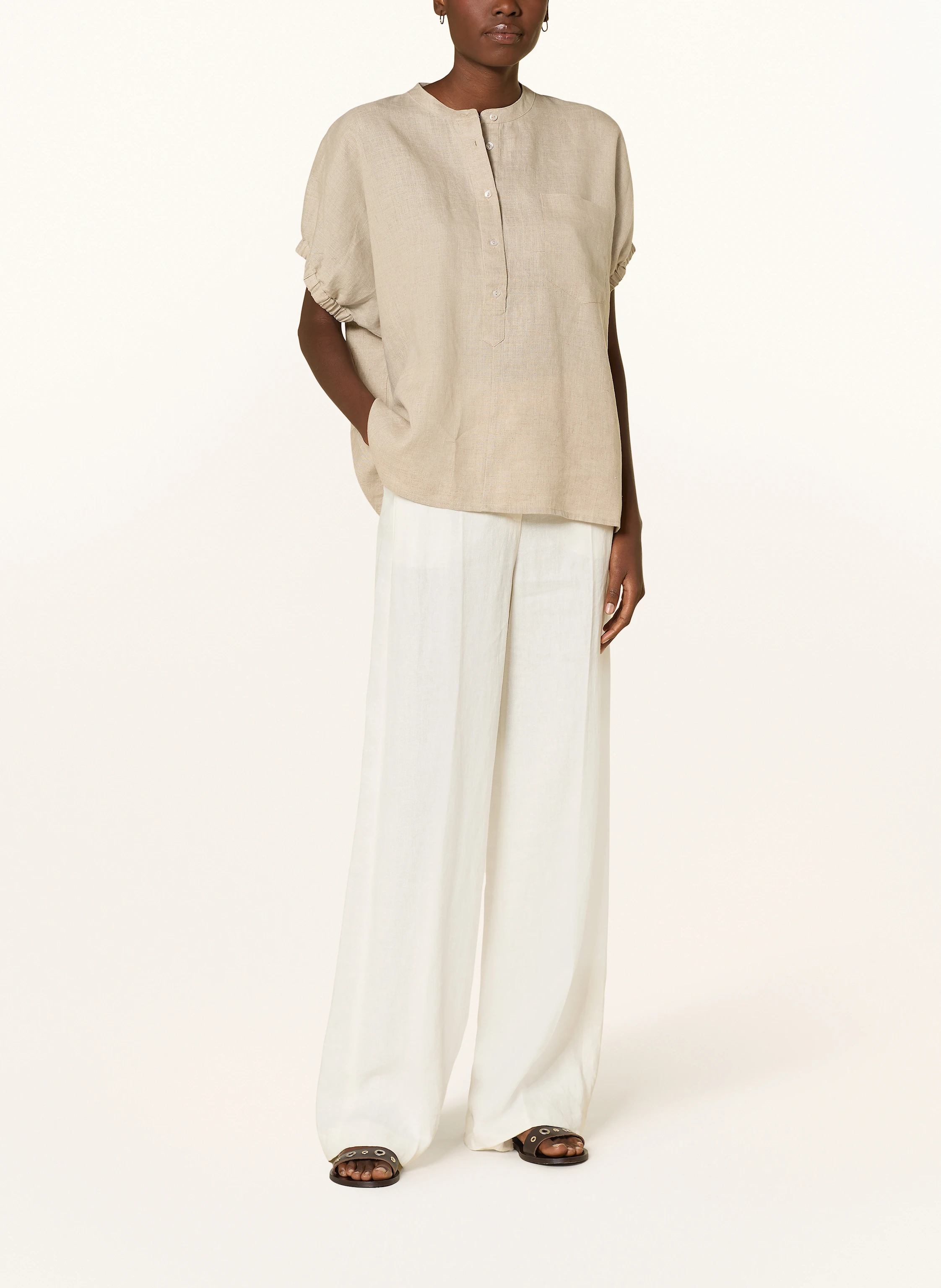 lilienfels Oversized-Bluse aus Leinen