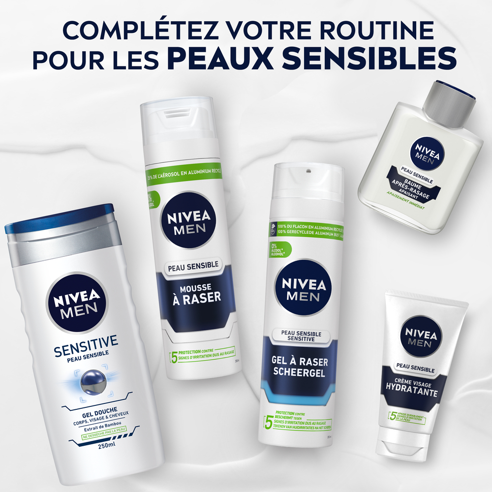 Trousse de toilette - Men Sensitive - Homme - Peaux sensibles - 4 produits