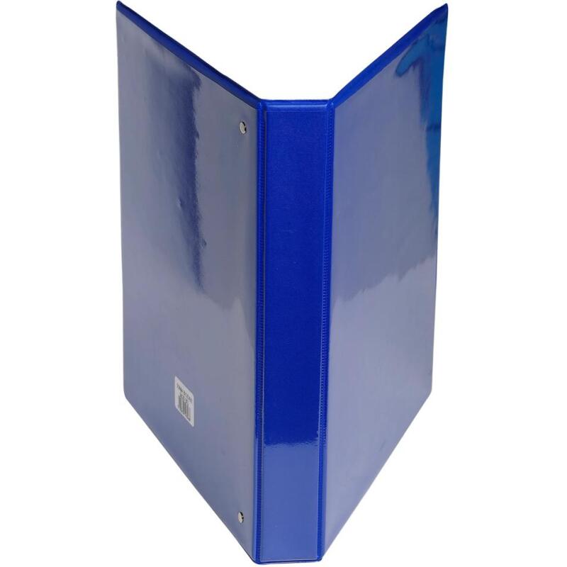 Classeur PP personnalisable Kreacover - 4 anneaux en D 30mm - A4 maxi - Bleu