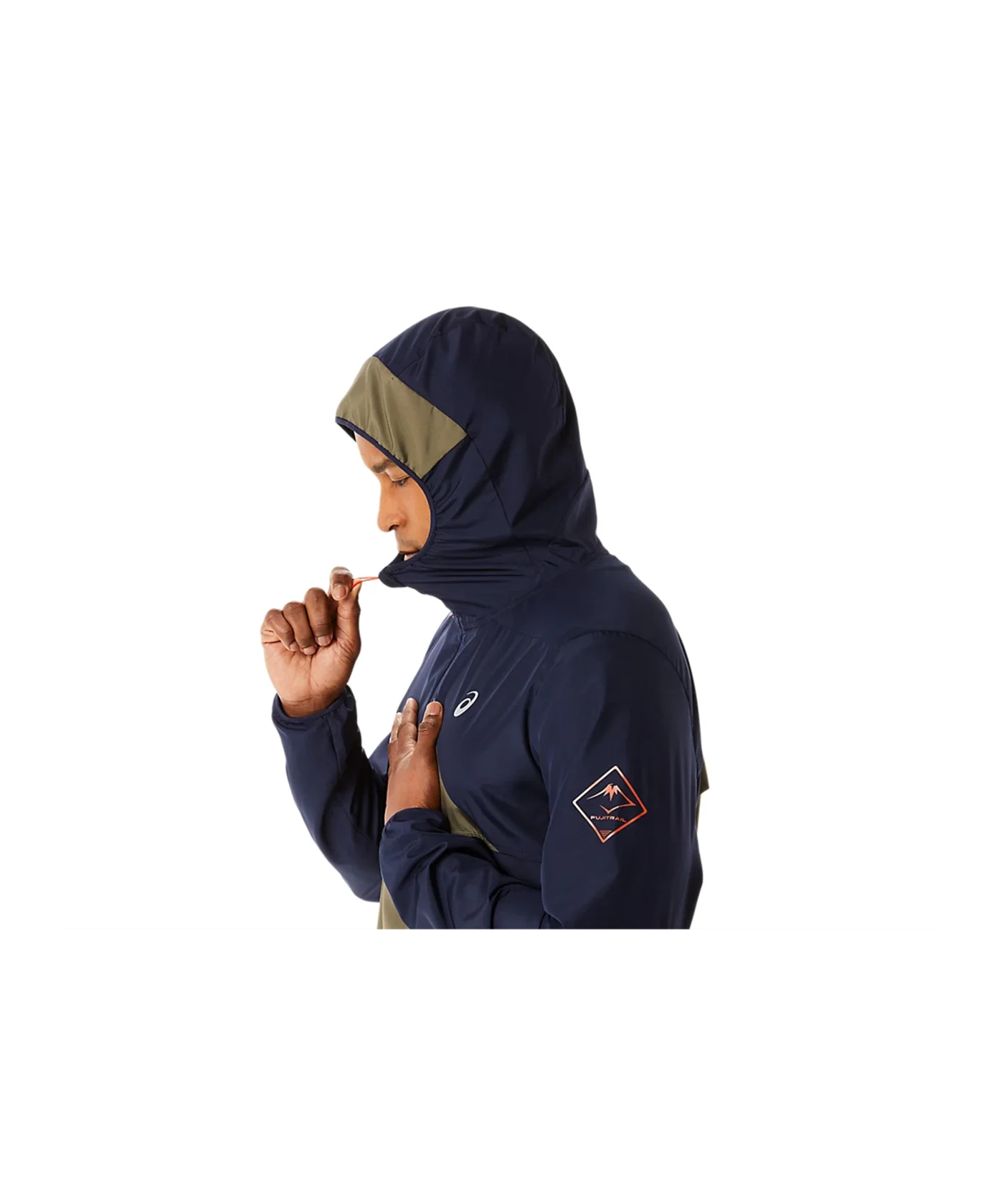 Asics Fujitrail Jacke Blau Grün F400