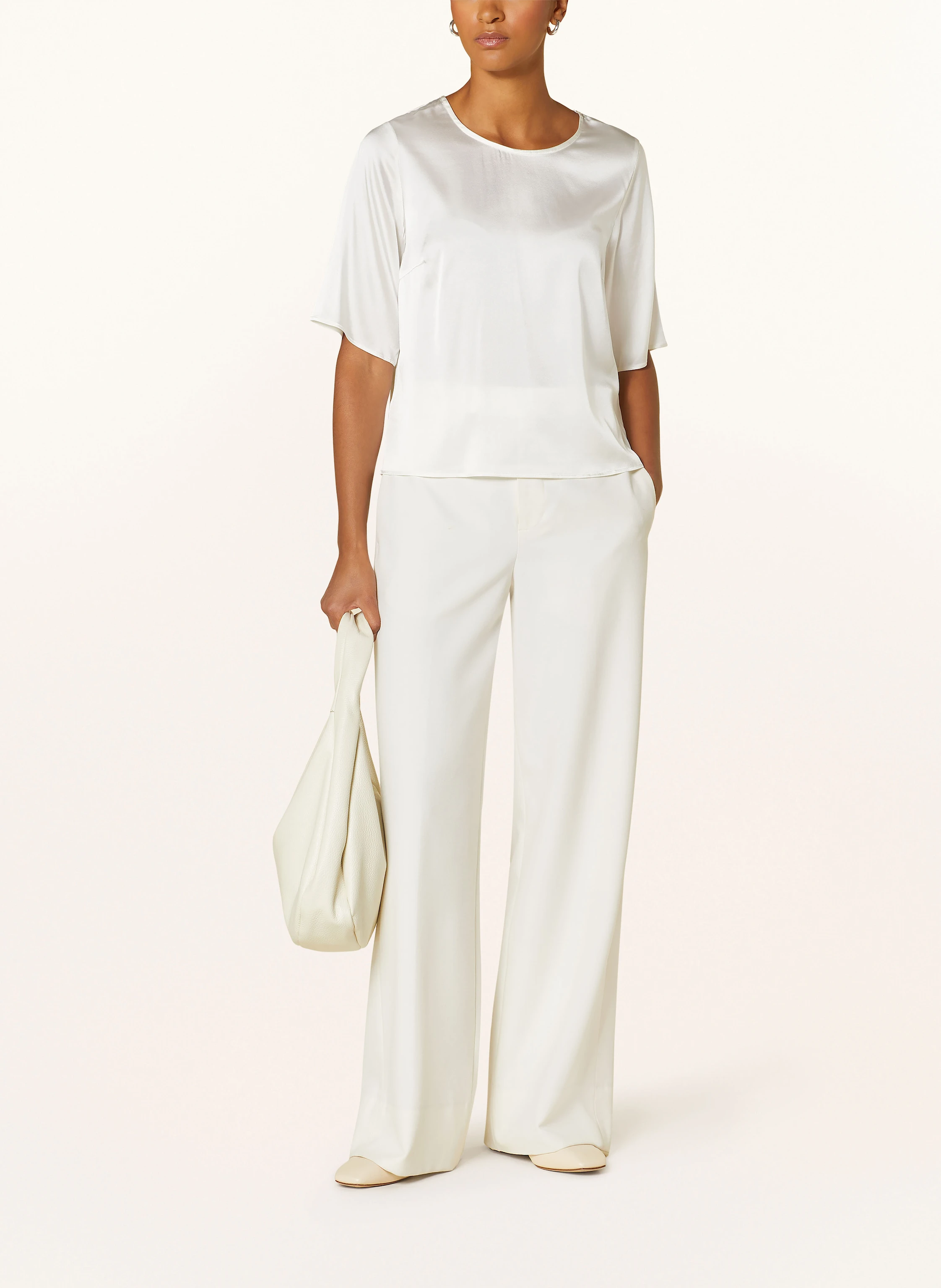 Princess GOES HOLLYWOOD Cropped-Blusenshirt aus Seide