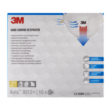 3M fijnstofmasker Aura 9312 FFP1 met ventiel