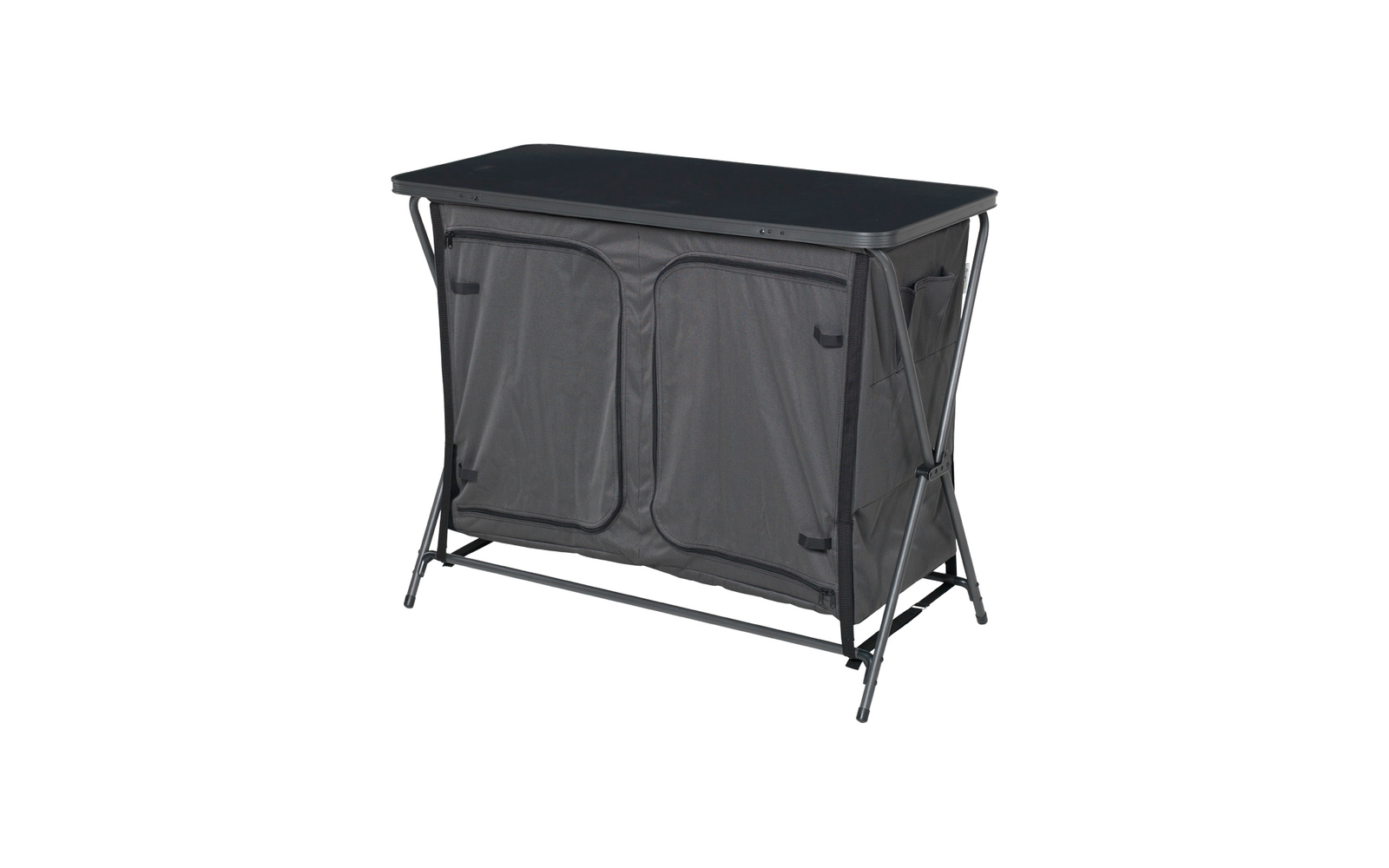 Wecamp Exclusive S3 Campingschrank mit 3 Ablagen schwarz