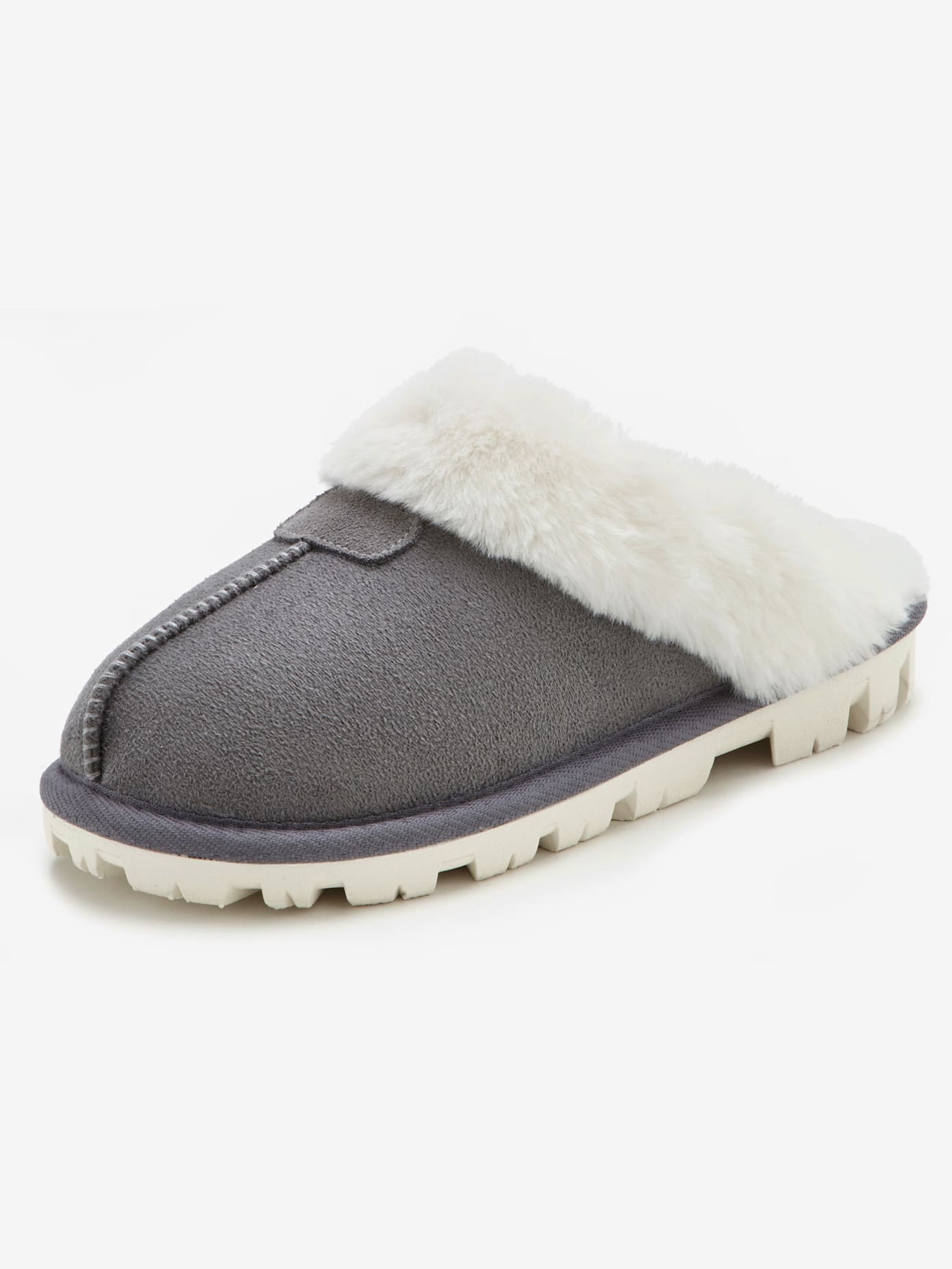 Chaussons en peluche très chaudes, imitation fourrure douce