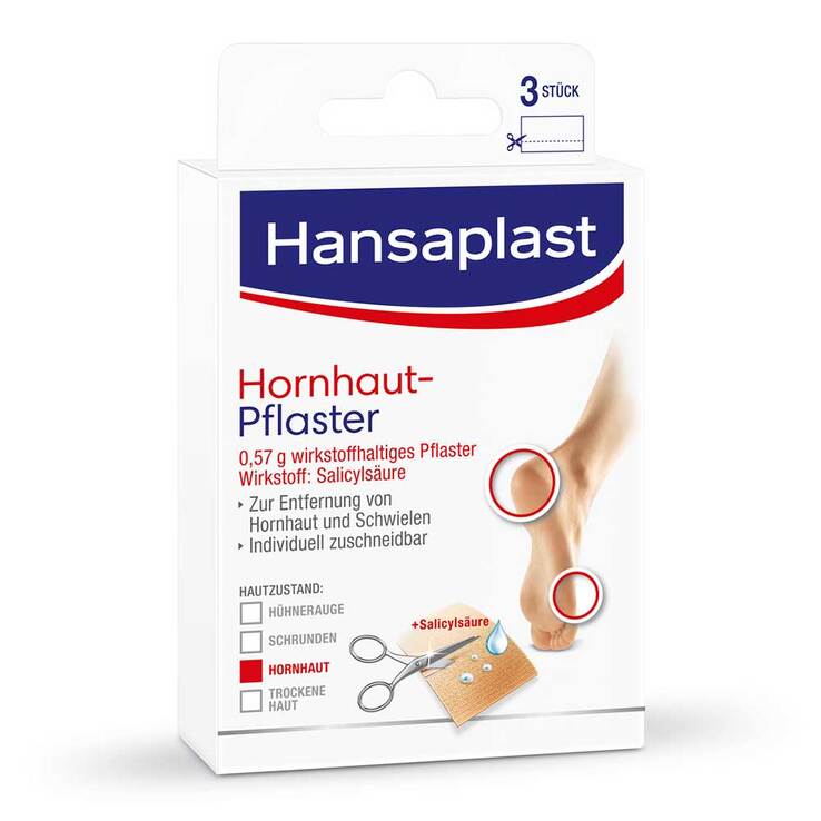 Hansaplast Hornhautpflaster, 3 St