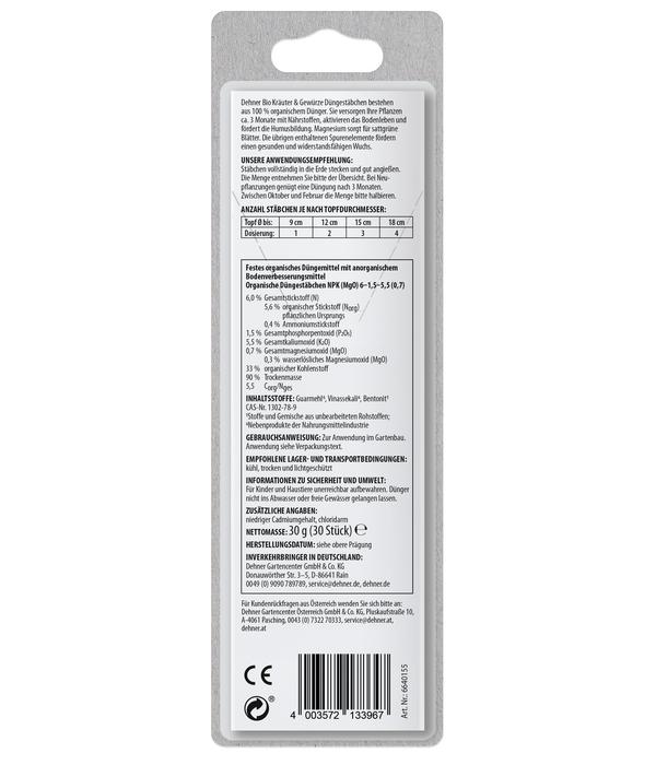 Dehner Bio Düngestäbchen Kräuter &