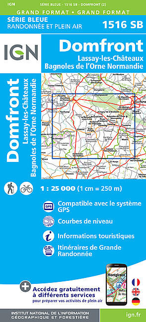 IGN - 1516 SB DOMFRONT 1 25 000