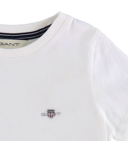 GANT T-Shirt - Shield - Weiß
