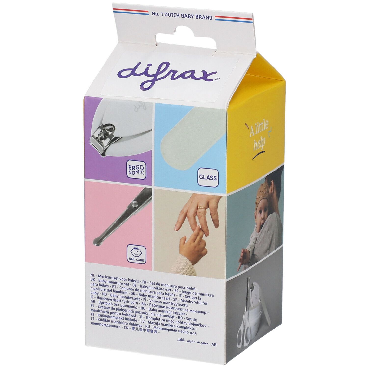 difrax® Maniküre Set De Luxe Weiß