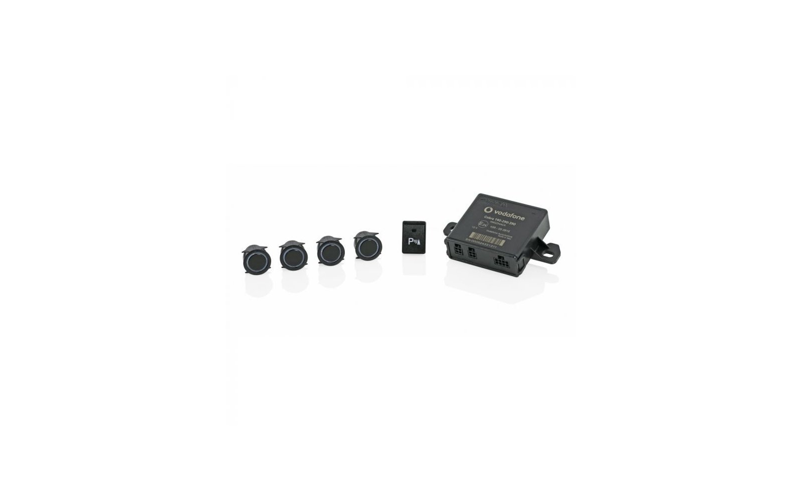Vodafone Cobra ParkMaster F294C  Einparkhilfe für Front mit Clip Sensoren schwarz