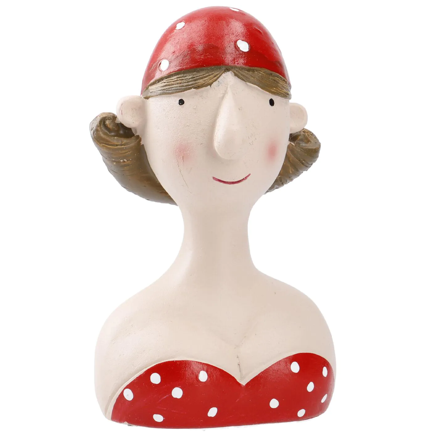 Deko-Kopf See, Frau, 12 cm