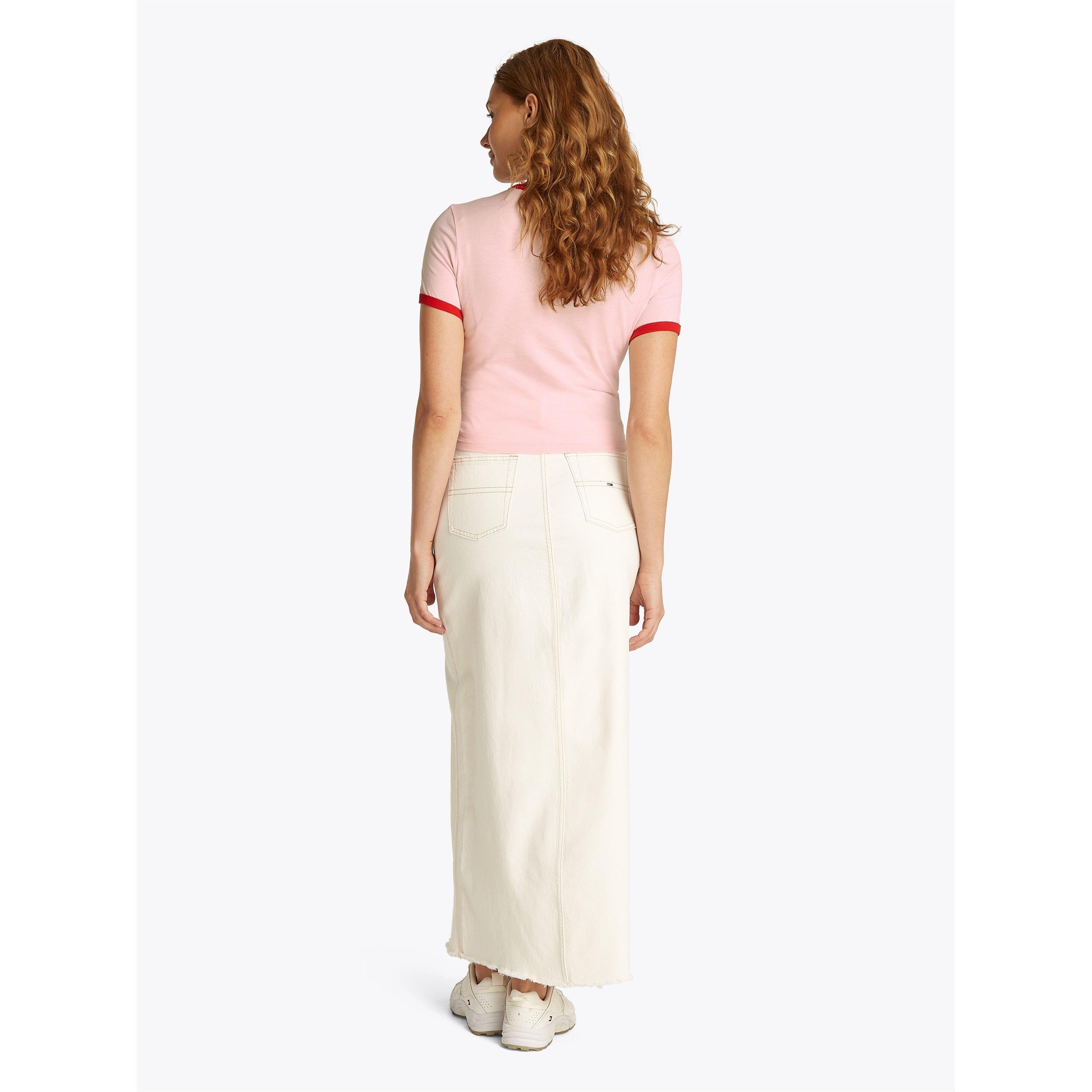 Tommy Jeans TJW SLIM SH SCRIPT RINGR TEE EXT