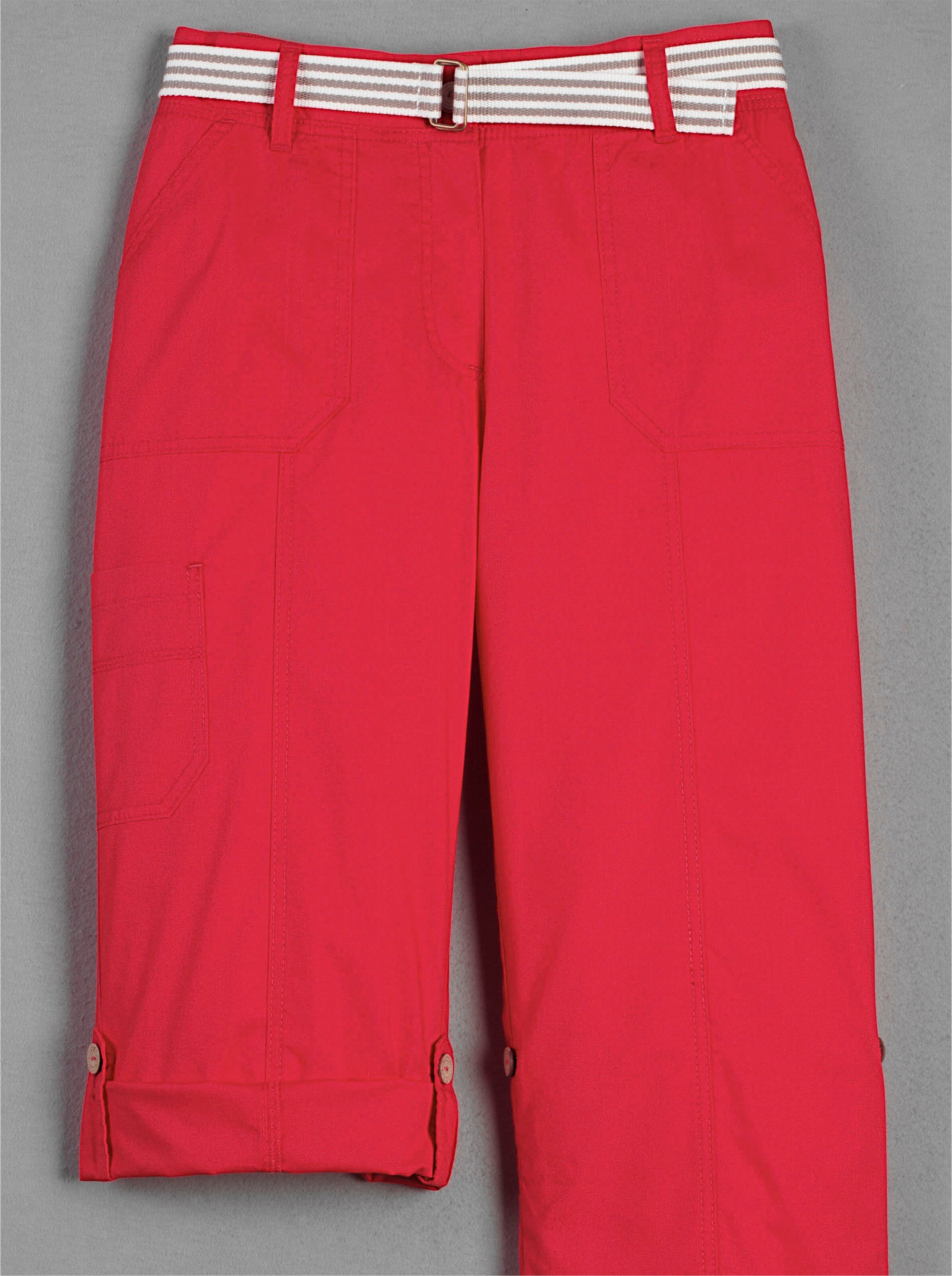 Caprihose in rot
