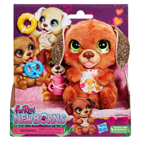 Hasbro furReal Newborns Plüschspielzeug, 1 Stück, 2-fach sortiert