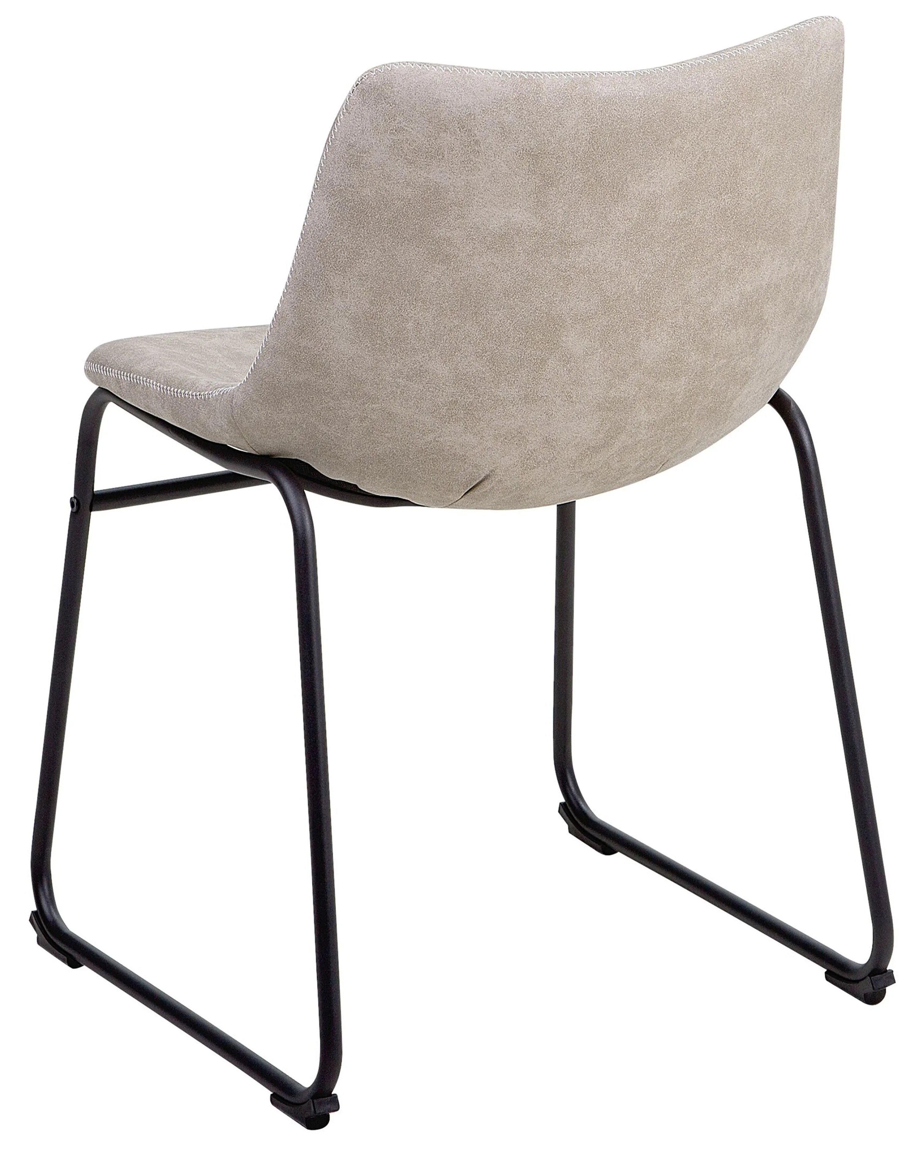 Set van 2 eetkamerstoelen BATAVIA Stof Beige