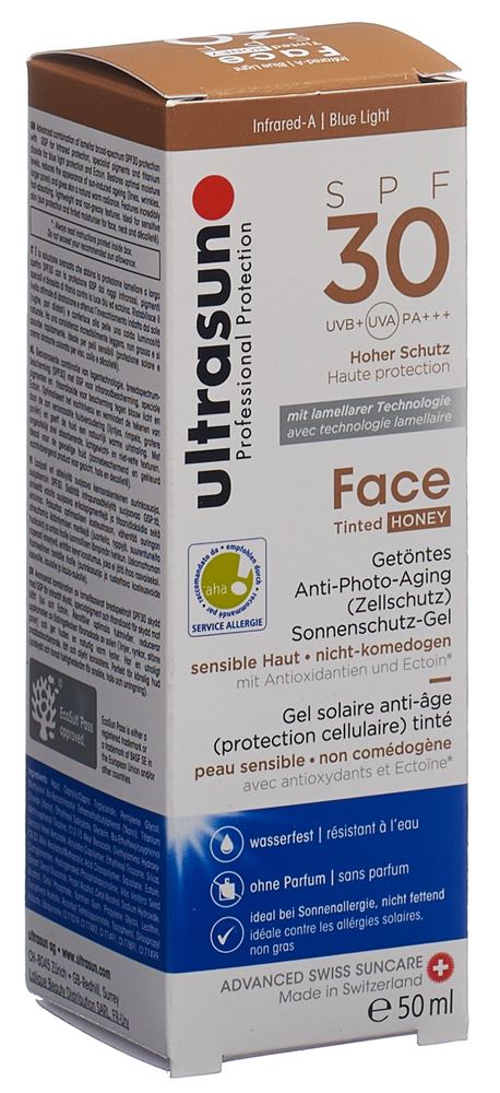 ULTRASUN Face Tinted Honey Creme SPF 30 50 ml