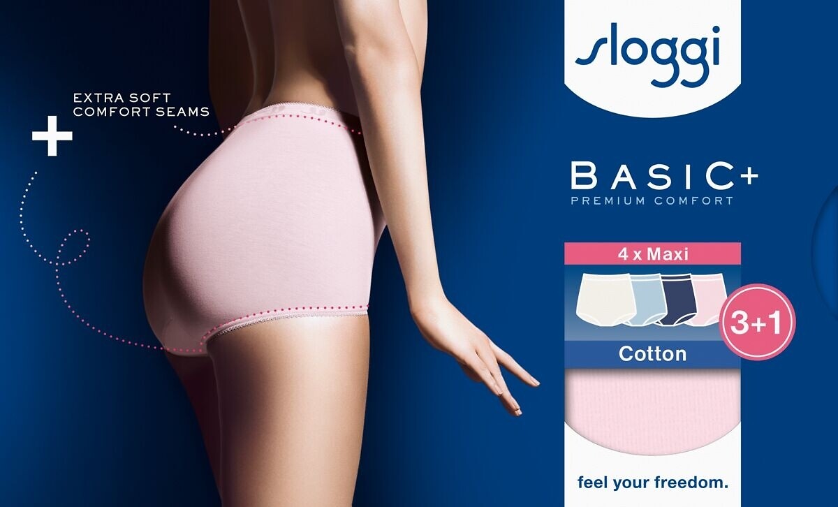 SLOGGI<br>Conjunto de 4 capas Maxi Basic+