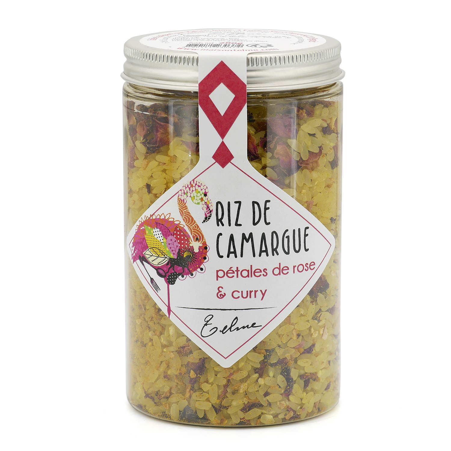Riz de Camargue au curry et pétales de rose - Maison Telme