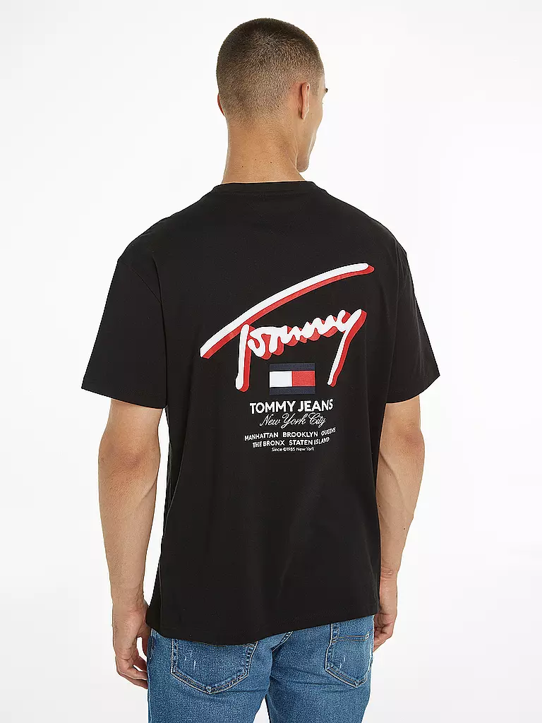 TOMMY JEANS T-Shirt schwarz