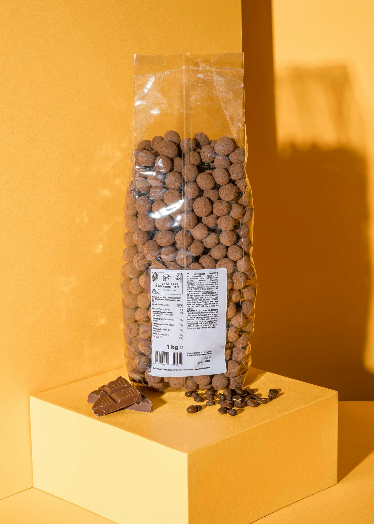 Schokolierte Kaffeebohnen 1 kg