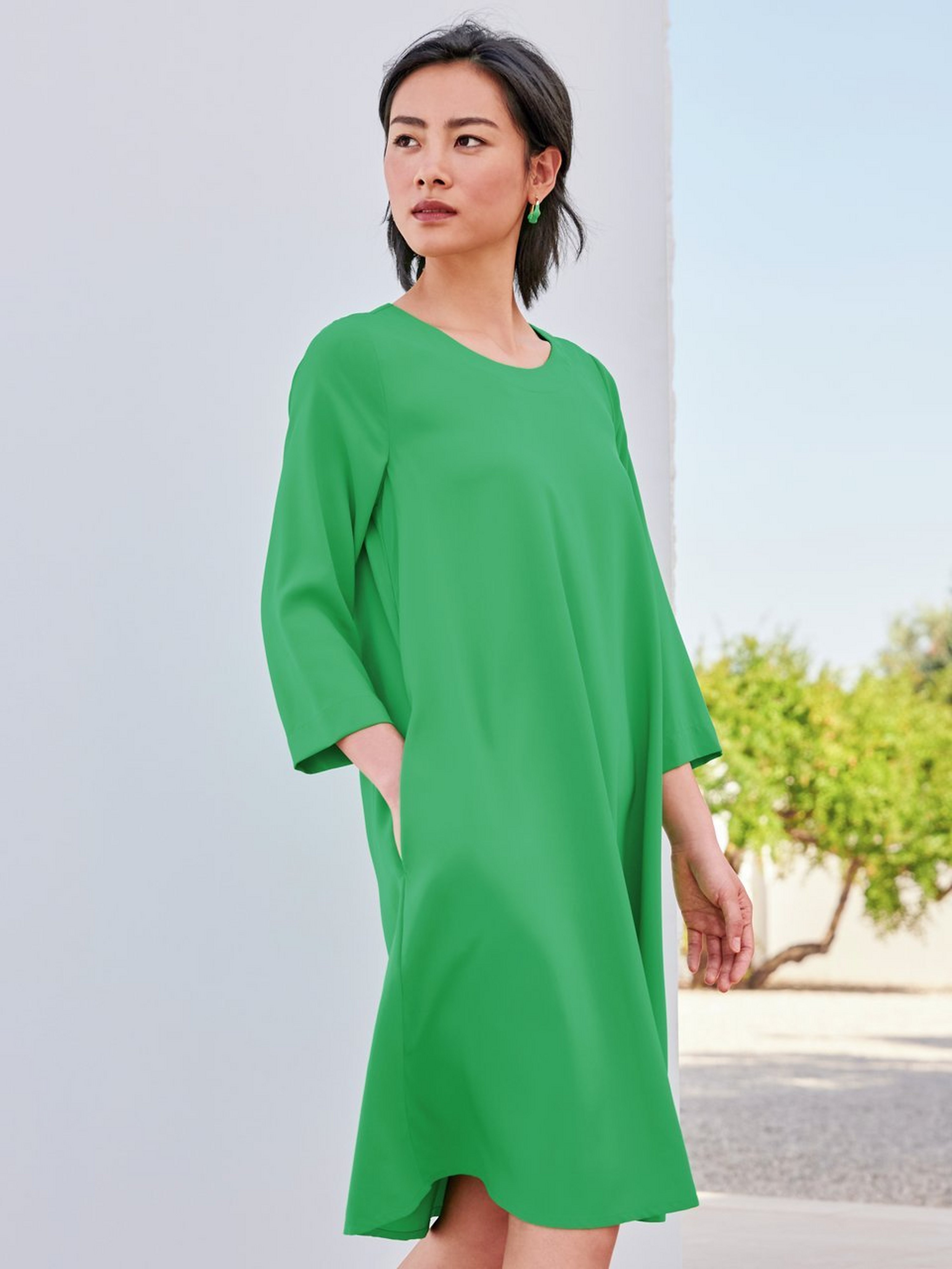 Kleid mit 3/4-Arm