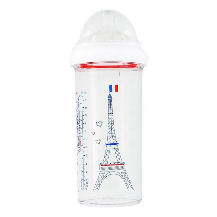 Le biberon français Biberons Inès de la Fressange - Set de 3 : 210 ml + 210 ml + 360 ml | Blanc