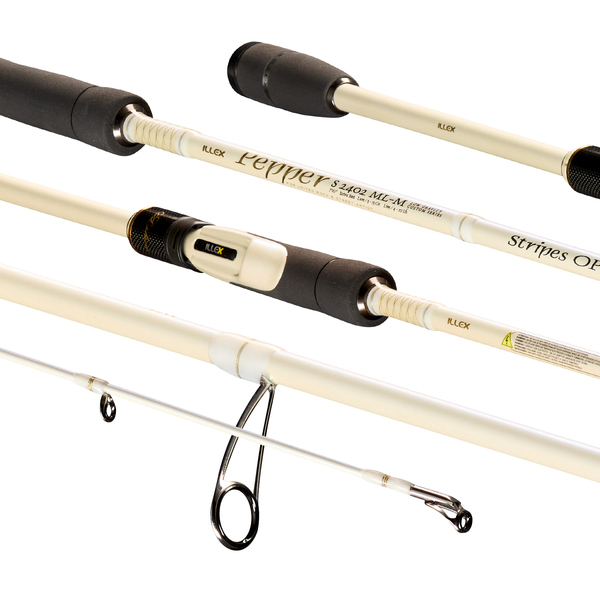 Canne spinning Illex Pepper X5 S 2402 ML-M Stripes Ops 2.40m (3-15g)