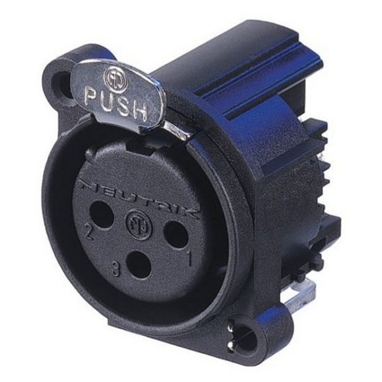 Neutrik NC3FAHL1 XLR chassideel 3p female