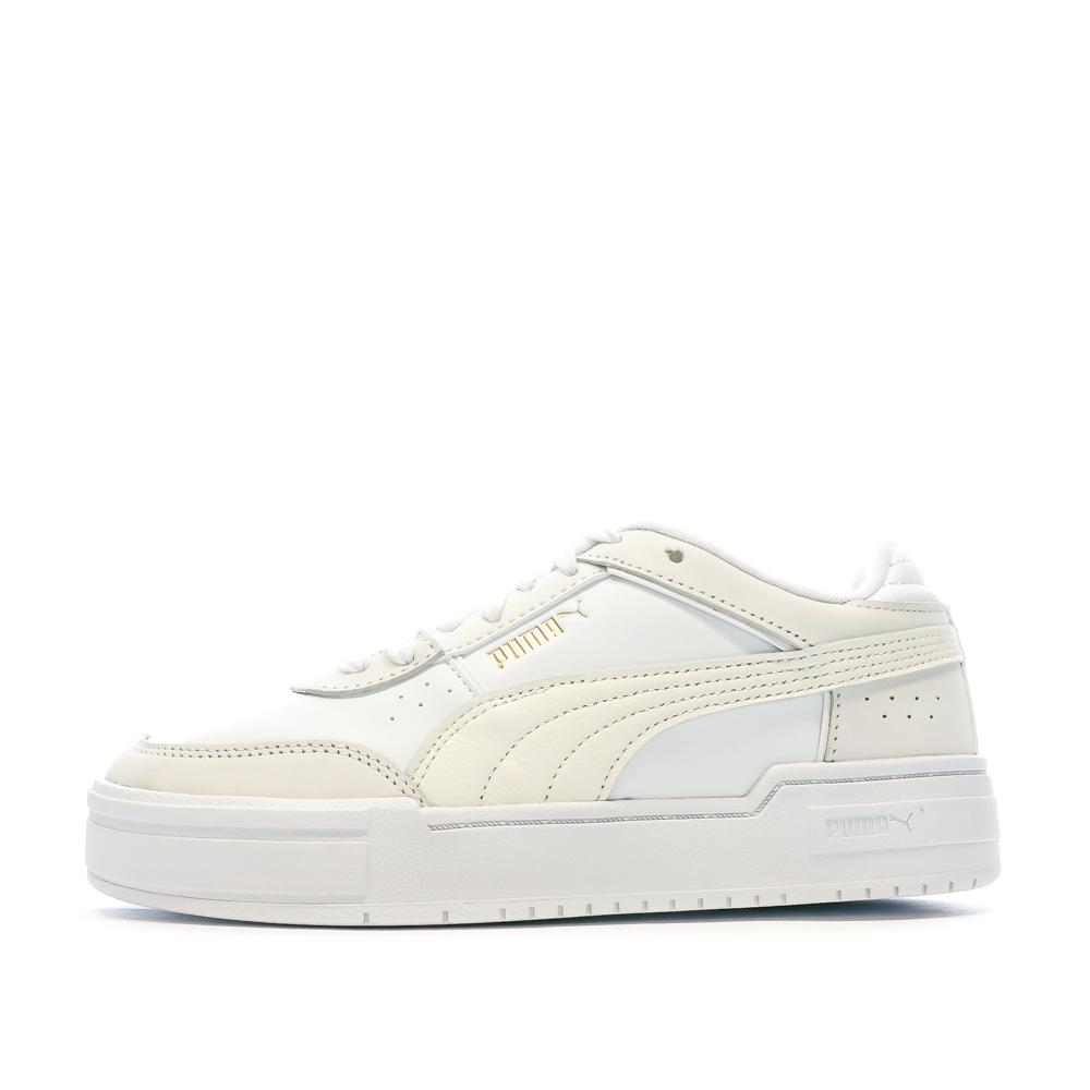 Puma Baskets Blanc/Beige Femme PUMA Pro Sport