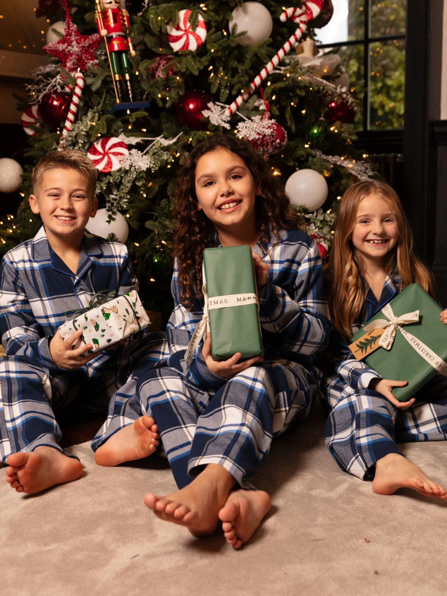 Cyberjammies Minijammies geruite pyjamaset met lange mouwen van 100% katoen